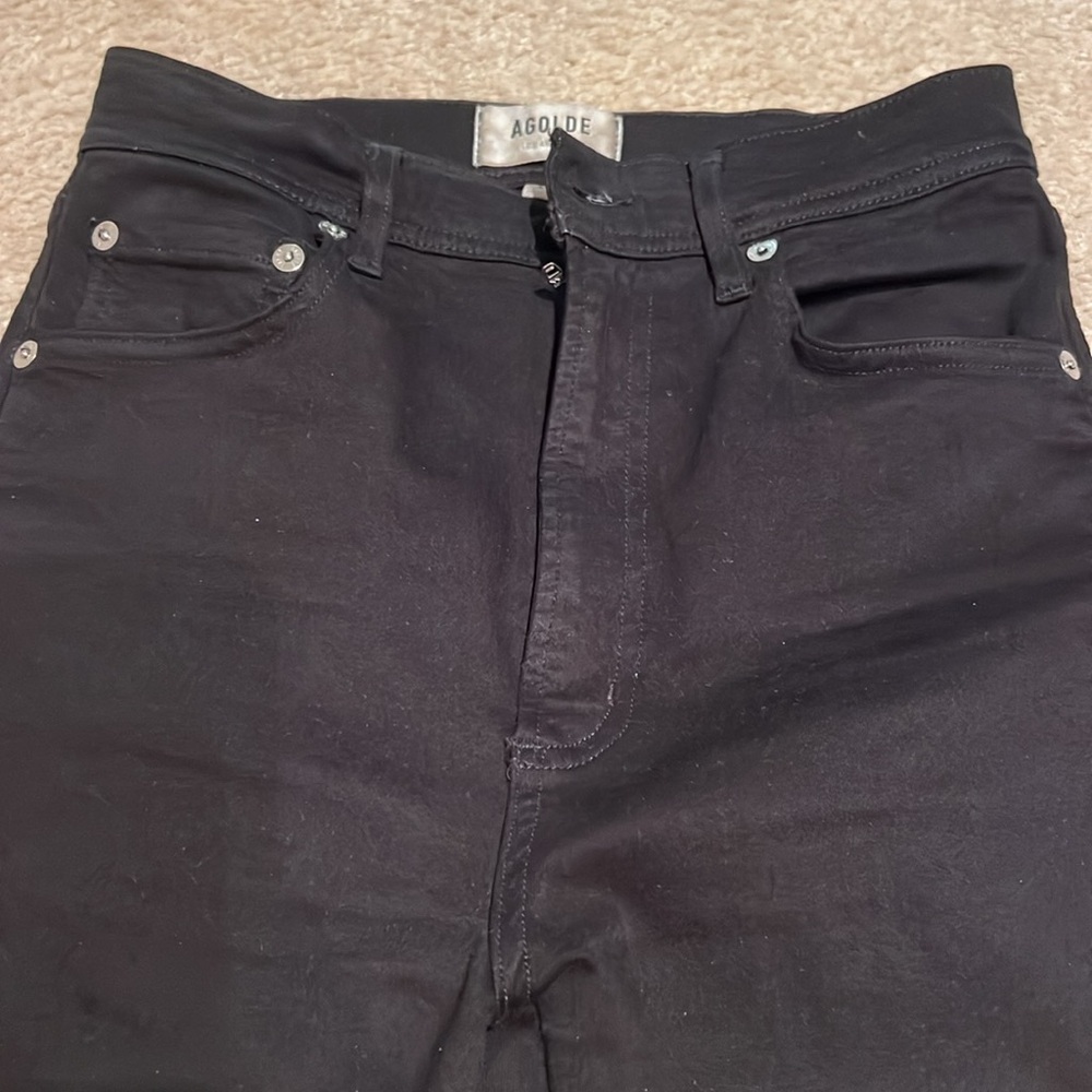 Agolde Roxanne High Rise Skinny Jeans Sz25 - Picture 2 of 4